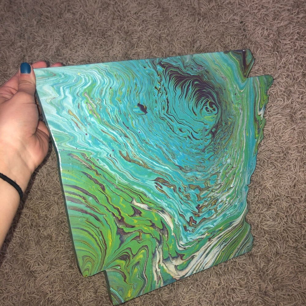 Fluid Arkansas State Painting